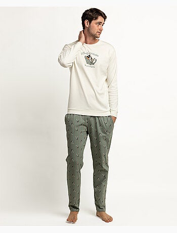 DISNEY Pijama Manga Larga Daily Habits para Hombre