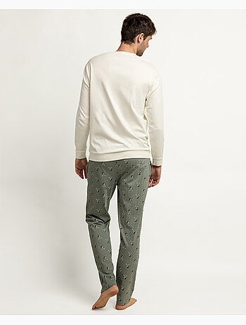 DISNEY Pijama Manga Larga Daily Habits para Hombre