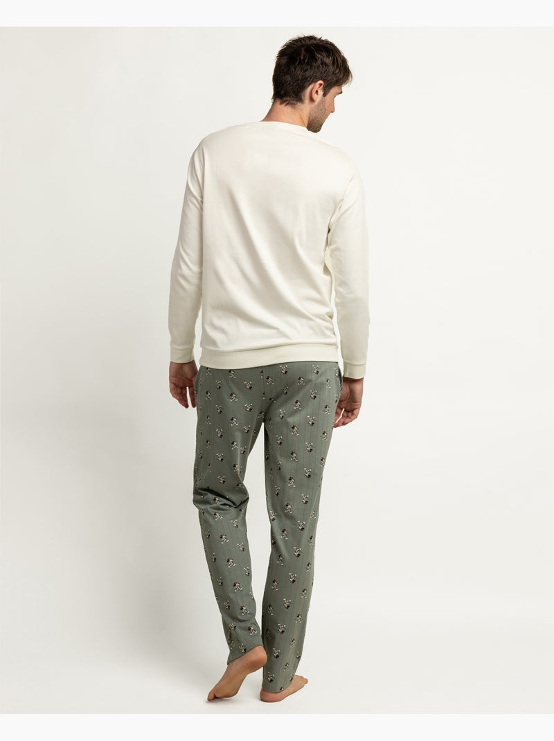 DISNEY Pijama Manga Larga Daily Habits para Hombre Gris claro - Kiabi