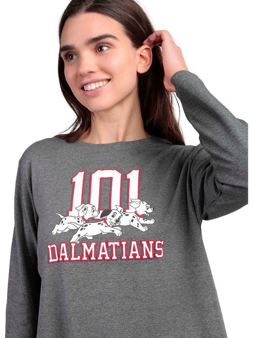 DISNEY Pijama Manga Larga Dalmatians Varsity para Mujer - Kiabi