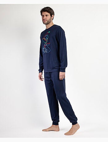DISNEY Pijama Manga Larga Donald Ok para Hombre