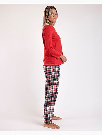 DISNEY Pijama Manga Larga Feeling Jolly para Mujer