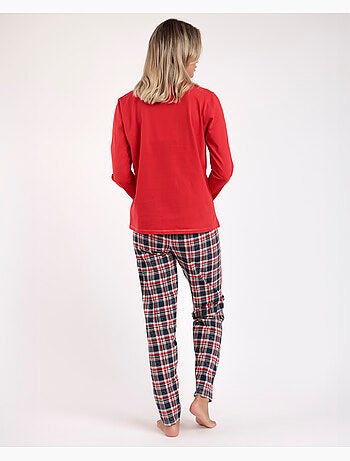 DISNEY Pijama Manga Larga Feeling Jolly para Mujer