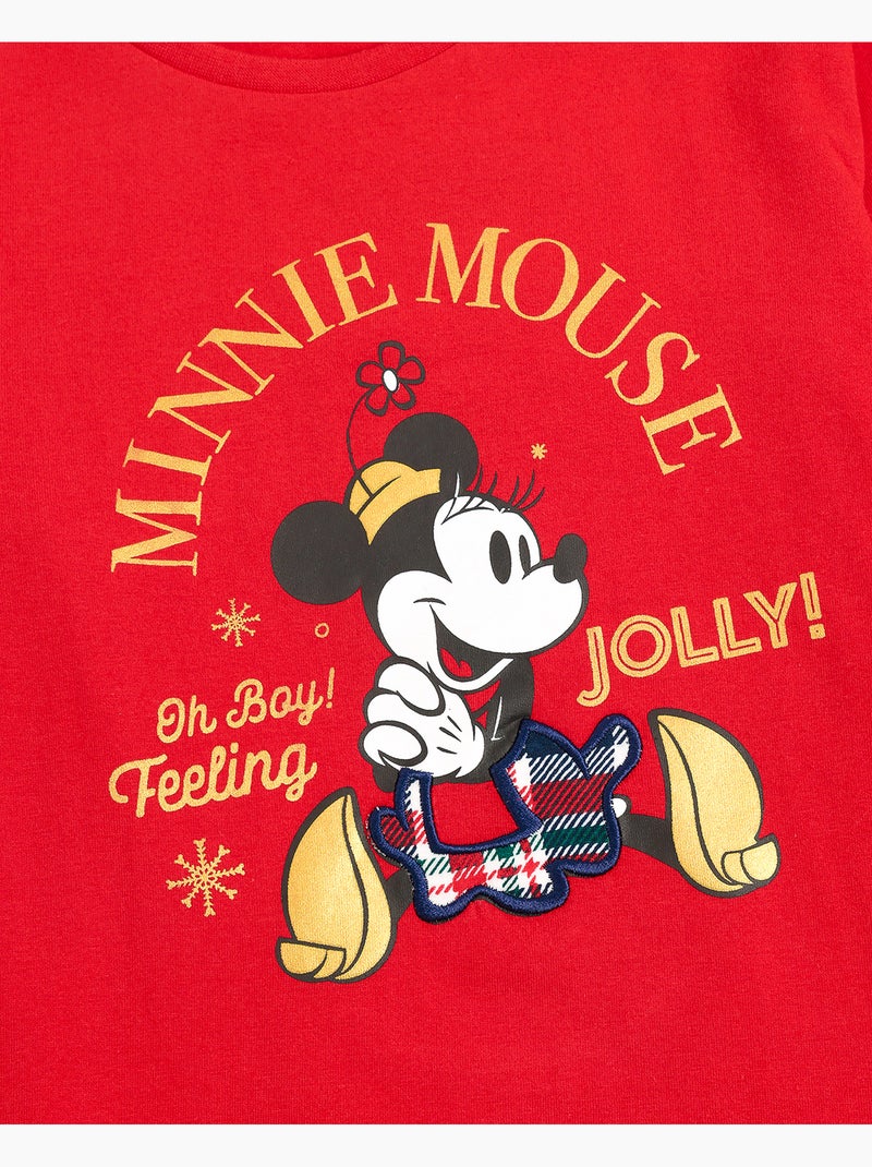 DISNEY Pijama Manga Larga Feeling Jolly para Niña Rojo - Kiabi