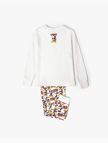 DISNEY Pijama Manga Larga Felpa Best Mickey para Niña