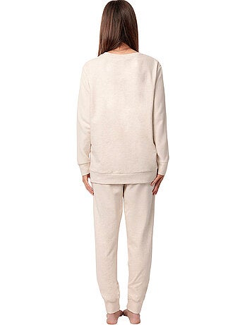 DISNEY Pijama Manga Larga Felpa Chip N´Dale para Mujer