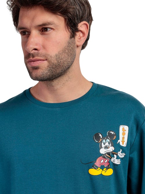 DISNEY Pijama Manga Larga Felpa Lost Mickey para Hombre - Kiabi DISNEY Pijama Manga Larga Felpa Lost Mickey para Hombre - Kiabi
