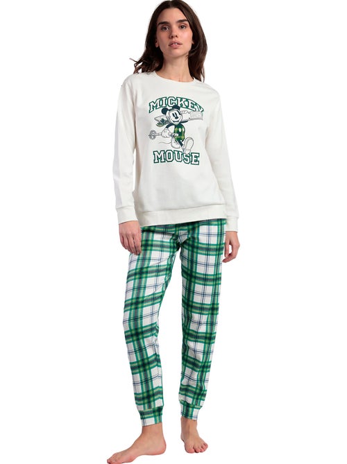 DISNEY Pijama Manga Larga Felpa Ski Mouse para Mujer - Kiabi