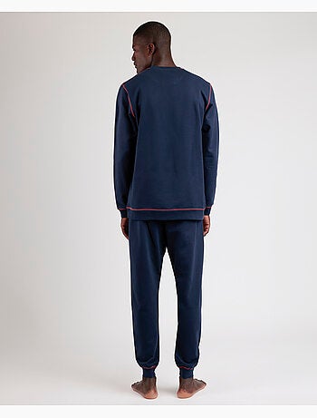 DISNEY Pijama Manga Larga Felpa Winter Club para Hombre
