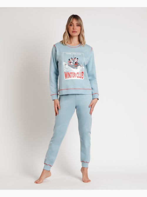 DISNEY Pijama Manga Larga Felpa Winter Club para Mujer - Kiabi