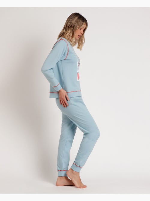 DISNEY Pijama Manga Larga Felpa Winter Club para Mujer - Kiabi