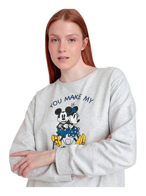 DISNEY Pijama Manga Larga Felpa You Make Me Love para Mujer - Kiabi DISNEY Pijama Manga Larga Felpa You Make Me Love para Mujer - Kiabi