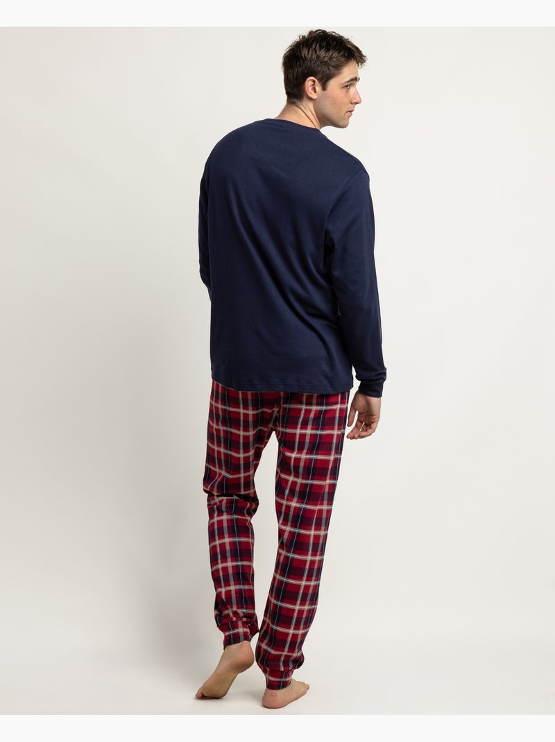 DISNEY Pijama Manga Larga Grumpy Navy para Hombre Azul marino - Kiabi