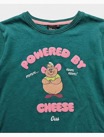 DISNEY Pijama Manga Larga Gus Gus Cheese para Niña