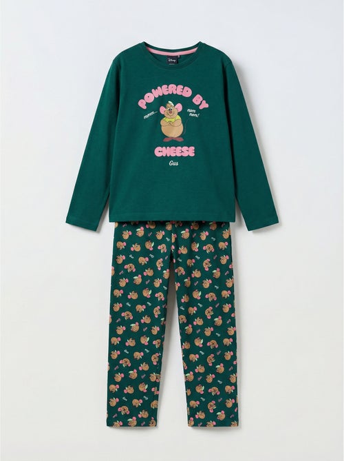 DISNEY Pijama Manga Larga Gus Gus Cheese para Niña - Kiabi DISNEY Pijama Manga Larga Gus Gus Cheese para Niña - Kiabi