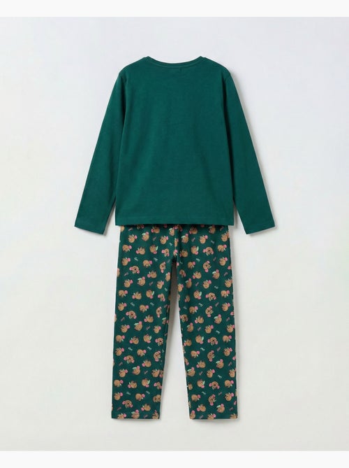 DISNEY Pijama Manga Larga Gus Gus Cheese para Niña - Kiabi DISNEY Pijama Manga Larga Gus Gus Cheese para Niña - Kiabi