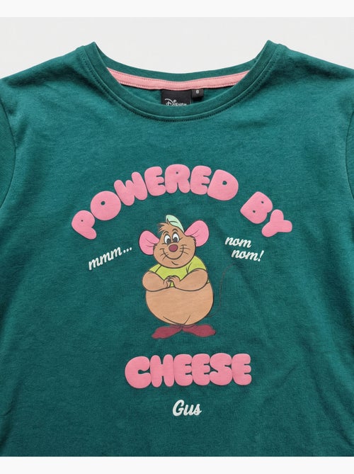 DISNEY Pijama Manga Larga Gus Gus Cheese para Niña - Kiabi DISNEY Pijama Manga Larga Gus Gus Cheese para Niña - Kiabi