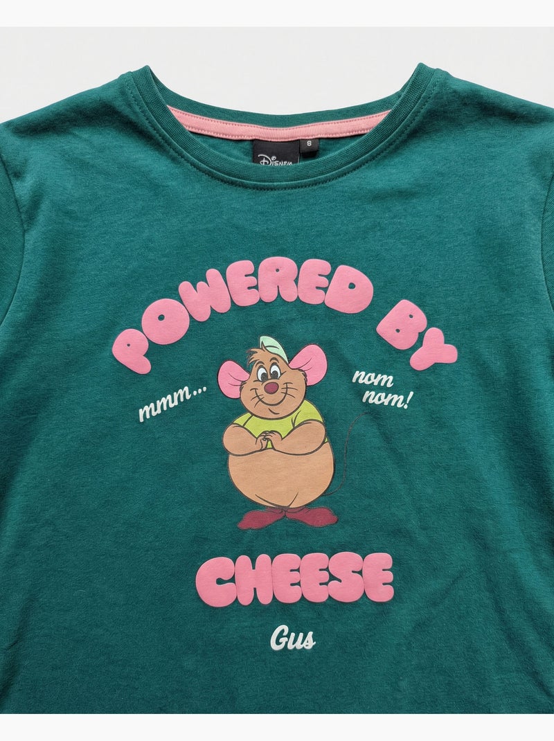 DISNEY Pijama Manga Larga Gus Gus Cheese para Niña Verde - Kiabi