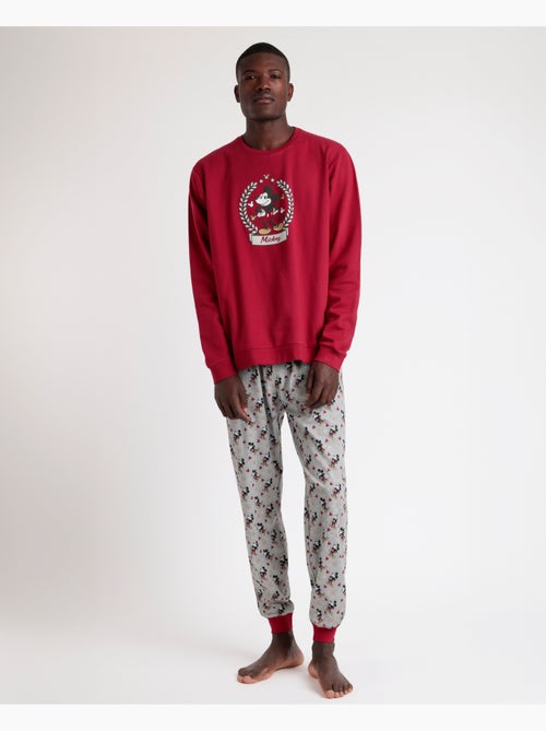 DISNEY Pijama Manga Larga King Mickey para Hombre - Kiabi DISNEY Pijama Manga Larga King Mickey para Hombre - Kiabi