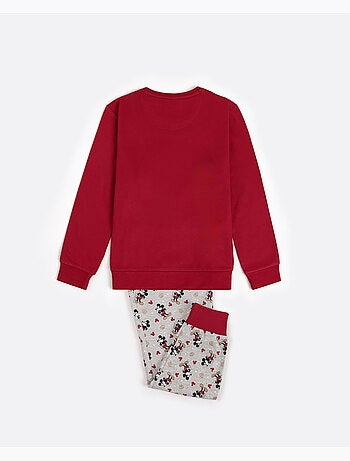 DISNEY Pijama Manga Larga King Mickey para Niña