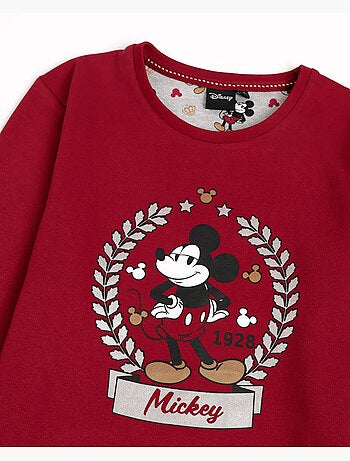DISNEY Pijama Manga Larga King Mickey para Niña