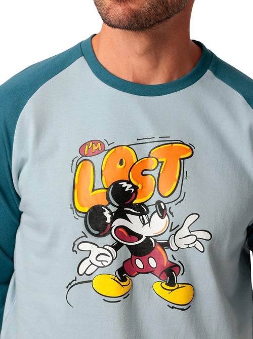 DISNEY Pijama Manga Larga Lost Mickey para Hombre - Kiabi
