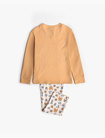 DISNEY Pijama Manga Larga Love Dinner para Niña