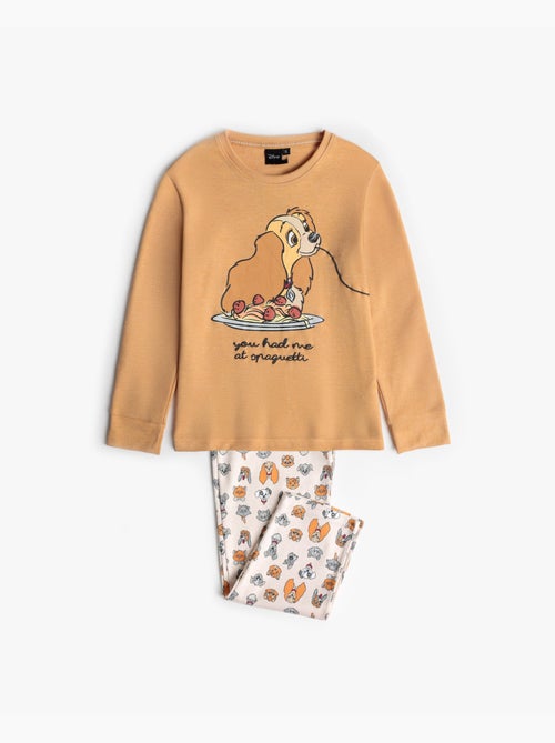 DISNEY Pijama Manga Larga Love Dinner para Niña - Kiabi DISNEY Pijama Manga Larga Love Dinner para Niña - Kiabi