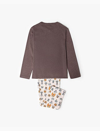 DISNEY Pijama Manga Larga Love Dinner para Niño