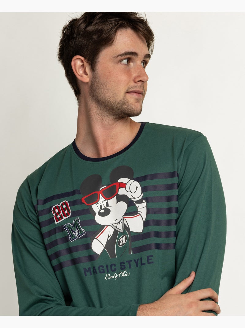 DISNEY Pijama Manga Larga Magic Style para Hombre Verde - Kiabi