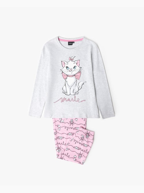 DISNEY Pijama Manga Larga Marie para Niña - Kiabi DISNEY Pijama Manga Larga Marie para Niña - Kiabi