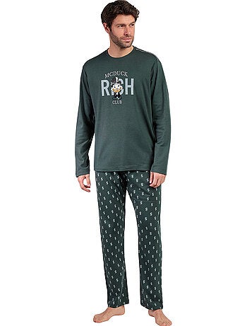 DISNEY Pijama Manga Larga Mcduck para Hombre