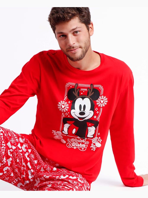 DISNEY Pijama Manga Larga Mickey Christmas para Hombre - Kiabi DISNEY Pijama Manga Larga Mickey Christmas para Hombre - Kiabi