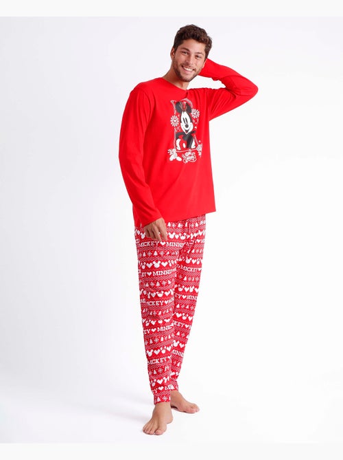 DISNEY Pijama Manga Larga Mickey Christmas para Hombre - Kiabi DISNEY Pijama Manga Larga Mickey Christmas para Hombre - Kiabi