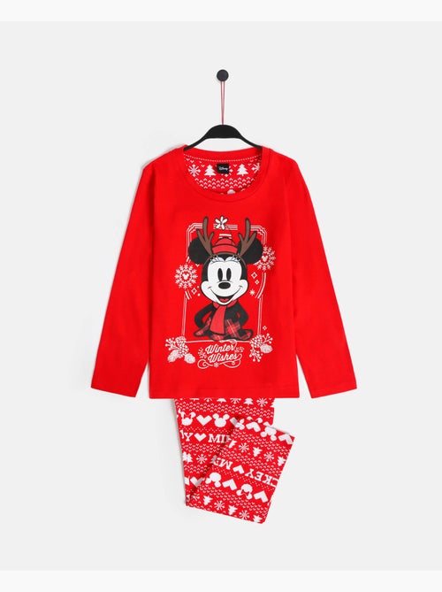 DISNEY Pijama Manga Larga Mickey Christmas para Niña - Kiabi DISNEY Pijama Manga Larga Mickey Christmas para Niña - Kiabi