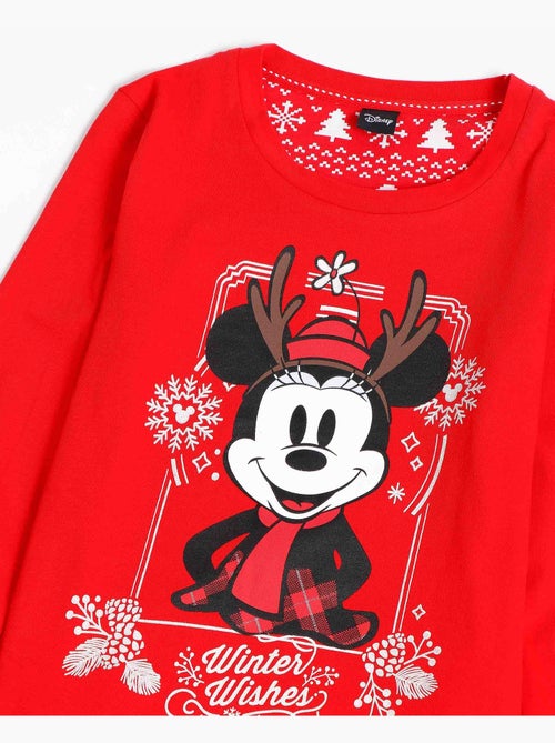 DISNEY Pijama Manga Larga Mickey Christmas para Niña - Kiabi DISNEY Pijama Manga Larga Mickey Christmas para Niña - Kiabi