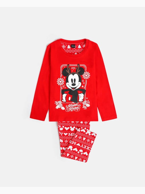 DISNEY Pijama Manga Larga Mickey Christmas para Niño - Kiabi DISNEY Pijama Manga Larga Mickey Christmas para Niño - Kiabi