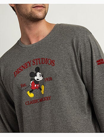 DISNEY Pijama Manga Larga Mickey Disney Studios para Hombre
