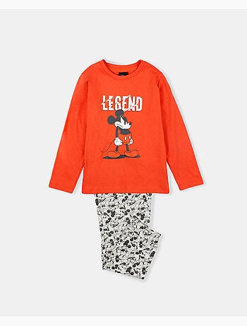 DISNEY Pijama Manga Larga Mickey Legend para Niño