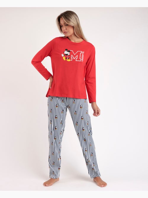 DISNEY Pijama Manga Larga Mickey Ny Summer para Mujer - Kiabi