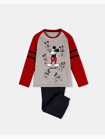 DISNEY Pijama Manga Larga Mickey Shadows para Niño