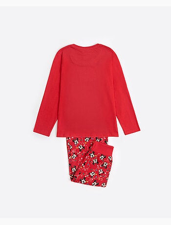 DISNEY Pijama Manga Larga Mickey Xmas para Niña