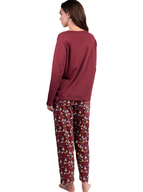 DISNEY Pijama Manga Larga Minnie Mouse para Mujer - Kiabi DISNEY Pijama Manga Larga Minnie Mouse para Mujer - Kiabi