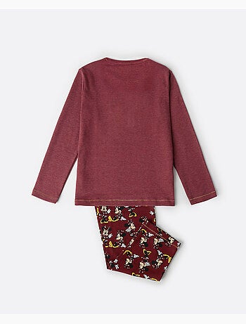 DISNEY Pijama Manga Larga Minnie Mouse para Niña
