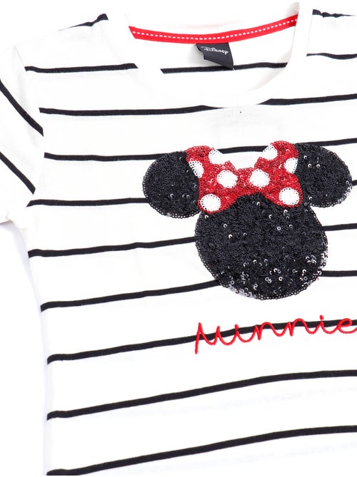 DISNEY Pijama Manga Larga Minnie Sequins para Niña - Kiabi DISNEY Pijama Manga Larga Minnie Sequins para Niña - Kiabi