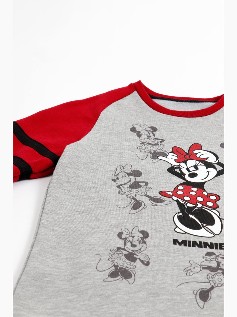 DISNEY Pijama  Manga Larga Minnie Shadows para Niña Gris jaspeado - Kiabi