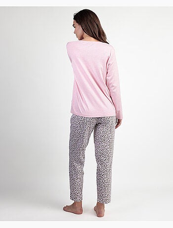 DISNEY Pijama Manga Larga Minnie Skin para Mujer