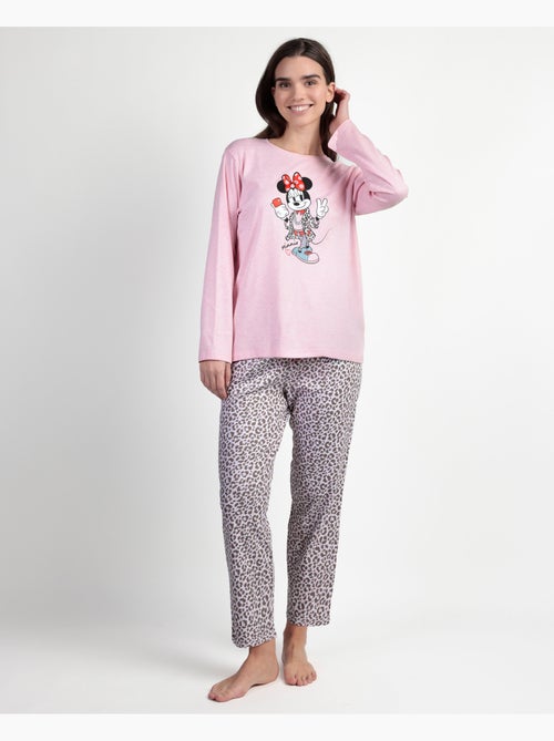 DISNEY Pijama Manga Larga Minnie Skin para Mujer - Kiabi DISNEY Pijama Manga Larga Minnie Skin para Mujer - Kiabi