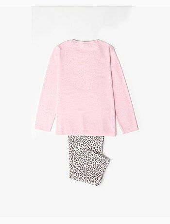 DISNEY Pijama Manga Larga Minnie Skin para Niña