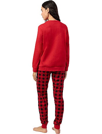 DISNEY Pijama Manga Larga Mouse Holidays para Mujer